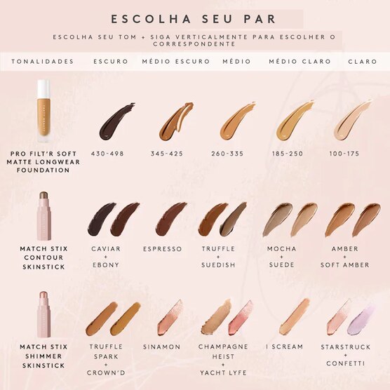 MATCH STIX Bast�o de Contorno Amber